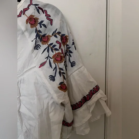 Free People Embroidered Boho Mini Dress - Picture 5 of 6